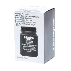 Higgins Black India Fountain Pen Ink